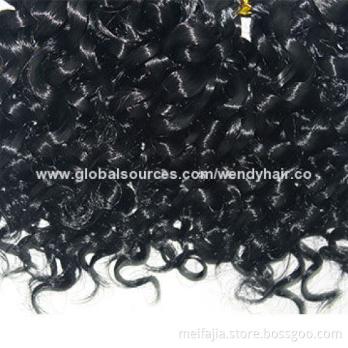 Heat-resistant Deep Wave Wholesale Synthetic Hair Weaves, 30-inch Length, OEM Accepted